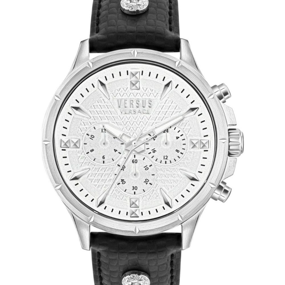 Versace Stainless Steel Men's Silver Watch